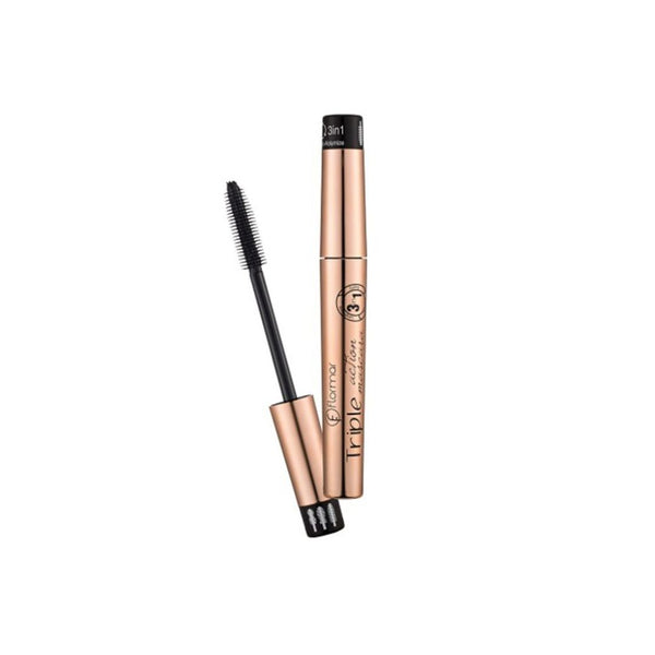 Flormar ماسكارا ثلاثية التأثير أسود