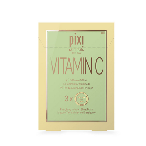 Pixi Vitamin-C Energizing Infusion Sheet Mask 3 Sheets