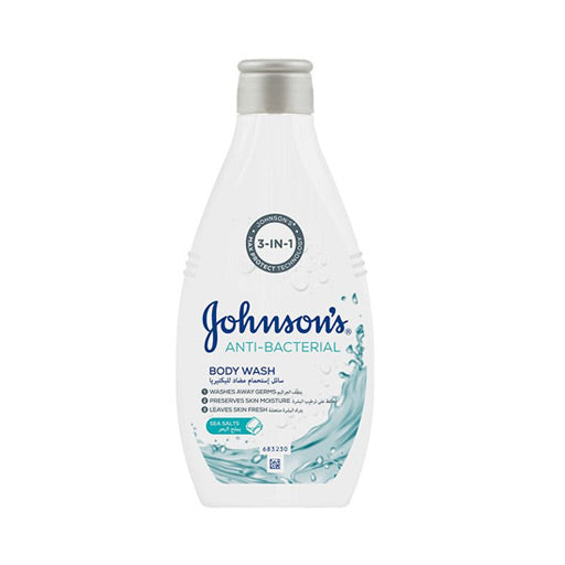 Johnson's Anti-Bacterial 3in1 With Sea Salts Body Wash صابون سائل للإستحمام 3في1 المضاد للبكتيريا بأملاح البحر