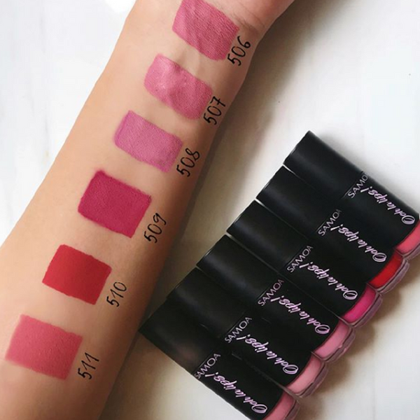 Samoa Ooh La Lips! أحمر شفاه سائل مات طويل الأمد